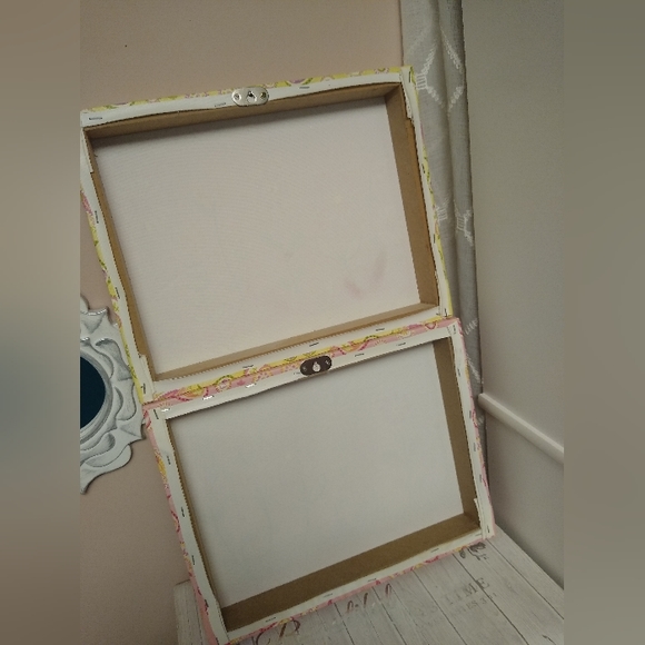 🆕 14"×11" Jeweled Pair of Canvas Pictures - Picture 6 of 7